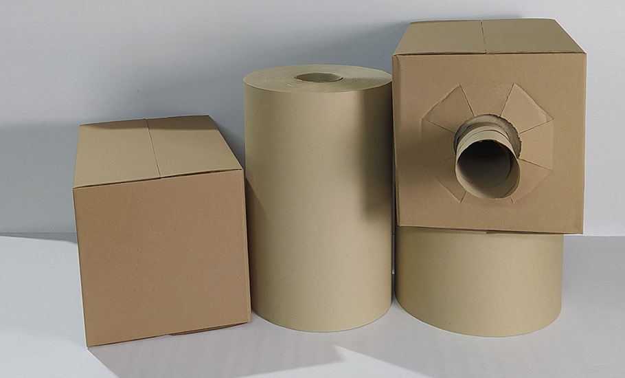 Production and distribution of packaging materials